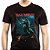 Camiseta rock Iron Maiden Senjutsu Iron Maiden Eddie Archer masculina tamanho adulto com mangas curtas na cor preta Clas - Imagem 1