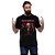 Camiseta rock Iron Maiden Senjutsu Back Cover Death Snake masculina tamanho adulto com mangas curtas na cor preta Classi - Imagem 2