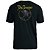 Camiseta rock Iron Maiden The Trooper masculina tamanho adulto com mangas curtas na cor preta Classics - Imagem 2