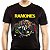 Camiseta rock Ramones Cartoon masculina tamanho adulto com mangas curtas na cor preta Classics - Imagem 1