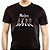 Camiseta The Masters of Rock com mangas curtas na cor preta - Imagem 1