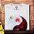 Camiseta Rock Yin Yang Stairway to Hell tamanho adulto com mangas curtas na cor branca - Imagem 2