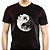 Camiseta Yin Yang Stairway to Hell tamanho adulto com mangas curtas na cor preta Estampa PB - Imagem 1