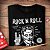 Camiseta Rock n Roll Never Dies Zumbi Version de manga curta tamanho adulto na cor preta - Imagem 2