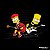 Camiseta Bart Simpsons Duelo de Guitarras Unissex Infantil - Imagem 2