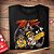 Camiseta rock ZZ Top para adulto com mangas curtas na cor preta - Imagem 2