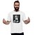 Camiseta premium Muhammad Ali Guitar solo para adulto com mangas curtas na cor branca - Imagem 4