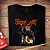 Camiseta rock da Banda Slipknot Freddie Sleep not para adulto com mangas curtas na cor preta premium - Imagem 2