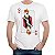 Camiseta rock Queen Freddie Carta Rainha do Baralho tamanho adulto com mangas curtas na cor branca Premium - Imagem 1