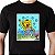 Camiseta rock Queen Bob Esponja Freddie Preta tamanho adulto com mangas curtas na cor preta  Premium - Imagem 1
