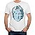 Camiseta rock John Lennon Caligrama tamanho adulto com mangas curtas na cor branca Premium - Imagem 1