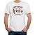 Camiseta rock Lets Play Rock tamanho adulto com mangas curtas na cor branca Premium - Imagem 1