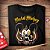 Camiseta rock Mickey Metal tamanho adulto com mangas curtas na cor preta Premium - Imagem 4