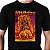 Camiseta rock Hendrix Fire 2.0 tamanho adulto com mangas curtas na cor preta Premium - Imagem 1