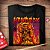 Camiseta rock Hendrix Fire 2.0 tamanho adulto com mangas curtas na cor preta Premium - Imagem 4