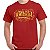 Camiseta rock Red Hot Vintage tamanho adulto com mangas curtas na cor vermelha Premium - Imagem 1
