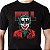 Camiseta rock Kiss Coringa tamanho adulto com mangas curtas na cor preta - Imagem 1