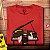 Camiseta rock Han Solo Piano Bar tamanho adulto com mangas curtas na cor vermelha Premium - Imagem 2