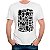 Camiseta premium Born to Rock tamanho adulto com mangas curtas na cor branca - Imagem 1