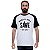 Camiseta rock Raglan Rock n Roll Save My Life tamanho adulto com mangas curtas na cor preta Premium - Imagem 3