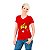 Camiseta rock David Bowie Ziggy StarFlash tamanho adulto com mangas curtas na cor vermelha  Premium - Imagem 4