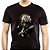 Camiseta rock premium Cat Guitar Player tamanho adulto de mangas curtas na cor preta - Imagem 1