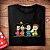 Camiseta rock beatles Sgt. Snoopy Club Band tamanho adulto com mangas curtas na cor preta - Imagem 2