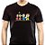 Camiseta rock beatles Sgt. Snoopy Club Band tamanho adulto com mangas curtas na cor preta - Imagem 1