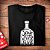 Camiseta Save Water Drink Vodka tamanho adulto com mangas curtas na cor Preta Premium - Imagem 2