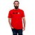 Camiseta rock Rolling Stones Faces tamanho adulto com mangas curtas na cor vermelha Premium - Imagem 3
