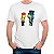 Camiseta rock Axl Bart e Milhouse Slash tamanho adulto com mangas curtas na cor Branca Premium - Imagem 1