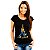 Camiseta rock Madruga Mercury tamanho adulto com mangas curtas na cor Preta Premium - Imagem 3