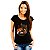 Camiseta rock Axl n Slash Snoppy tamanho adulto com mangas curtas na cor Preta Premium - Imagem 4