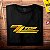 Camiseta ZZ Top Logo Vintage tamanho adulto com mangas curtas na cor Preta Premium - Imagem 2
