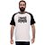 Camiseta Lynyrd Skynyrd Logo Retrô Raglan tamanho adulto na cor branca com mangas pretas - Imagem 4