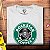 Camiseta rock premium Rockstar Coffee tamanho adulto com mangas curtas na cor branca - Imagem 2