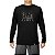 Camiseta rock Chaves Abbey Village tamanho adulto com mangas longas na cor preta masculina - Imagem 1