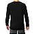 Camiseta rock Chaves Abbey Village tamanho adulto com mangas longas na cor preta masculina - Imagem 4