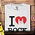 Oferta Relâmpago - Camiseta P Feminina I Love Rock and Roll branca Premium - Imagem 2