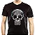 Oferta Relâmpago - Camiseta Casal Caveira masculina M com mangas curtas na cor preta premium - Imagem 2