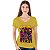 Oferta Relâmpago - Camiseta P Feminina Mostarda Mutantes Premium - Imagem 1
