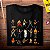 Camiseta Baixistas do Rock tamanho adulto com mangas curtas na cor Preta Premium - Imagem 2
