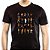 Camiseta Baixistas do Rock tamanho adulto com mangas curtas na cor Preta Premium - Imagem 1