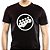 Camiseta Baixo Headstock tamanho adulto com mangas curtas na cor Preta Premium - Imagem 1