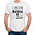 Camiseta Batera Composição tamanho adulto com mangas curtas na cor Branca Premium - Imagem 1