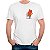 Camiseta Coração de Batera tamanho adulto com mangas curtas na cor Branca Premium - Imagem 1