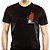 Camiseta Coração de Batera tamanho adulto com mangas curtas na cor Preta Premium - Imagem 1