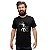 Oferta Relâmpago - Camiseta GG Masculina Guitarrista Vitruviano Preta tamanho adulto com mangas curtas na cor preta Premium - Imagem 2