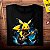 Camiseta Pikachu Guitar Player Unissex Infantil Preta - Imagem 2