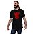 Camiseta Red Hot Chili Pepppers Give it Away tamanho adulto com mangas curtas na cor Preta Premium - Imagem 3